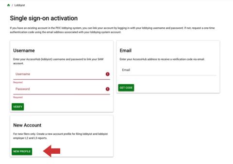 Single sign-on activation